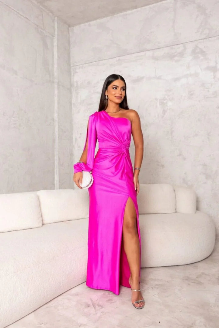 Alison - Elegant Slit Maxi Dress - Bandorial